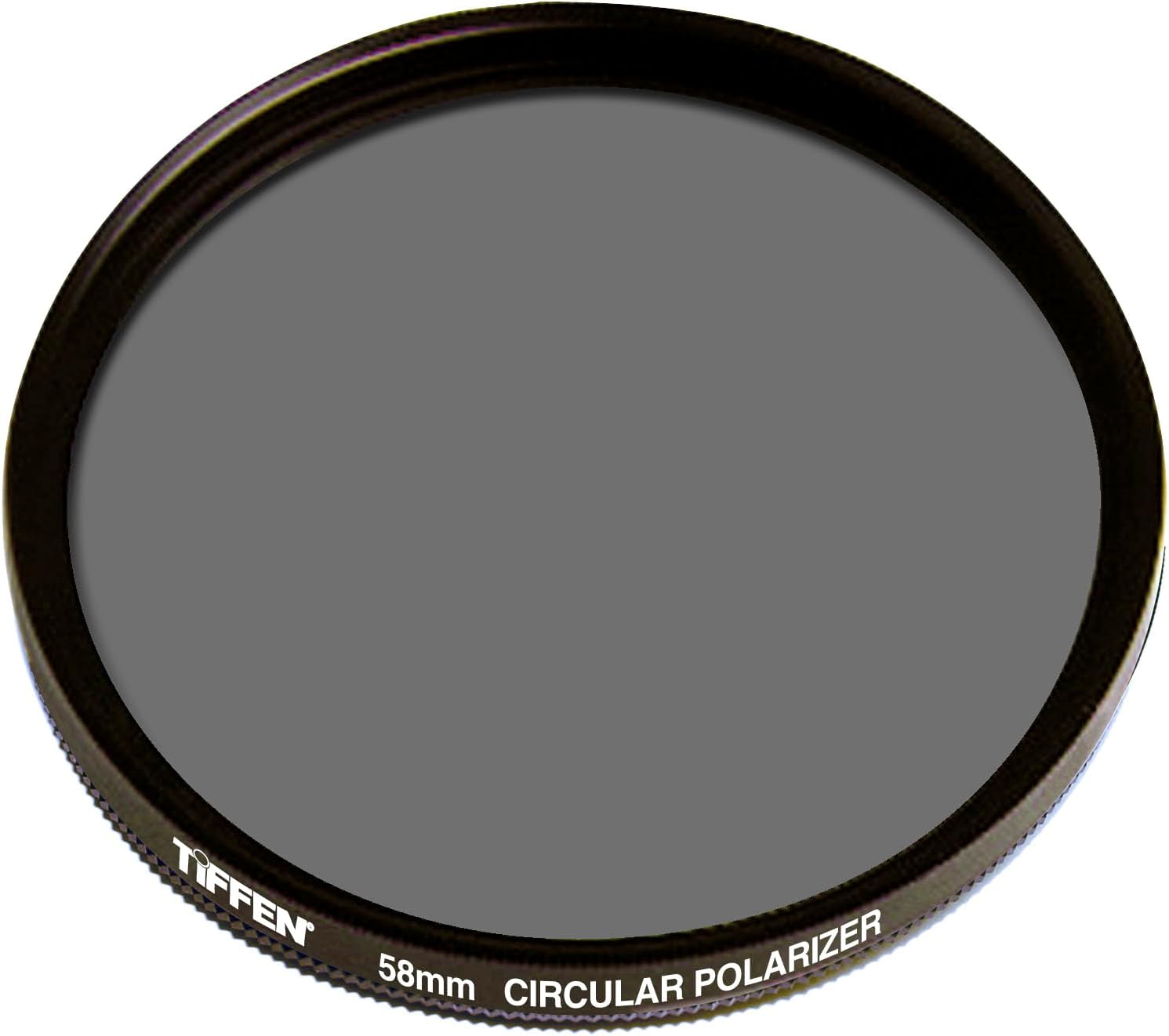 Detalle de Tiffen 58CP cirkulärt polariseringsfilter, 58 mm, blått