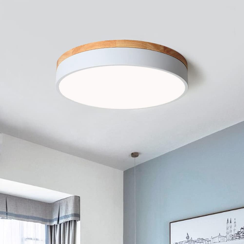 Thumbnail 6 de Yiisem DY20260611A2 Wood LED Flush Mount Ceiling Light, Dimmable, 5 CCT