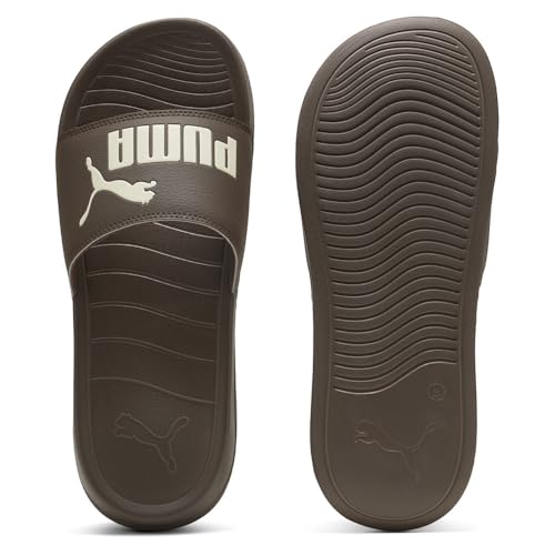 Detalle 2 de PUMA Popcat 20 Slide - Sandalias unisex bronce Alpine Snow (4 UK, 37 EU)