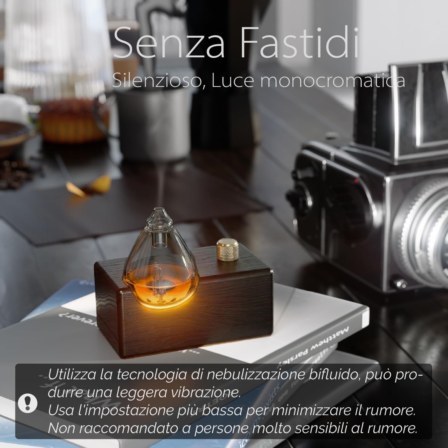 Detalle 2 de Diffusore per oli essenziali Black Obsidian