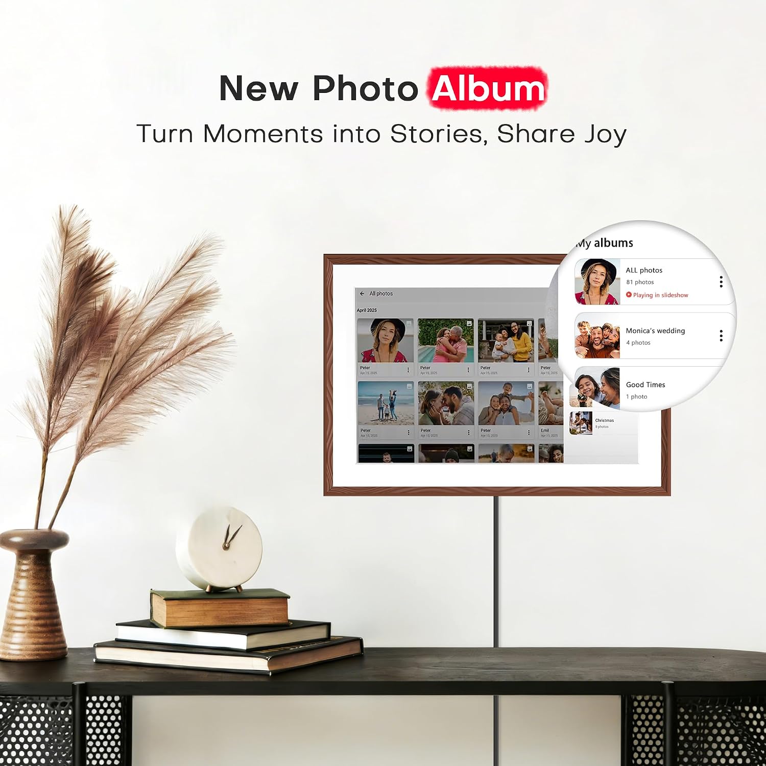 Detalle de WiFi Digital Picture Frame, 32GB