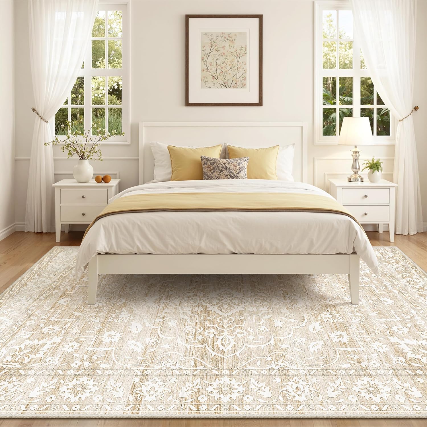 Thumbnail 5 de Soalmost 8x10 Stain Resistant Rug 🛋