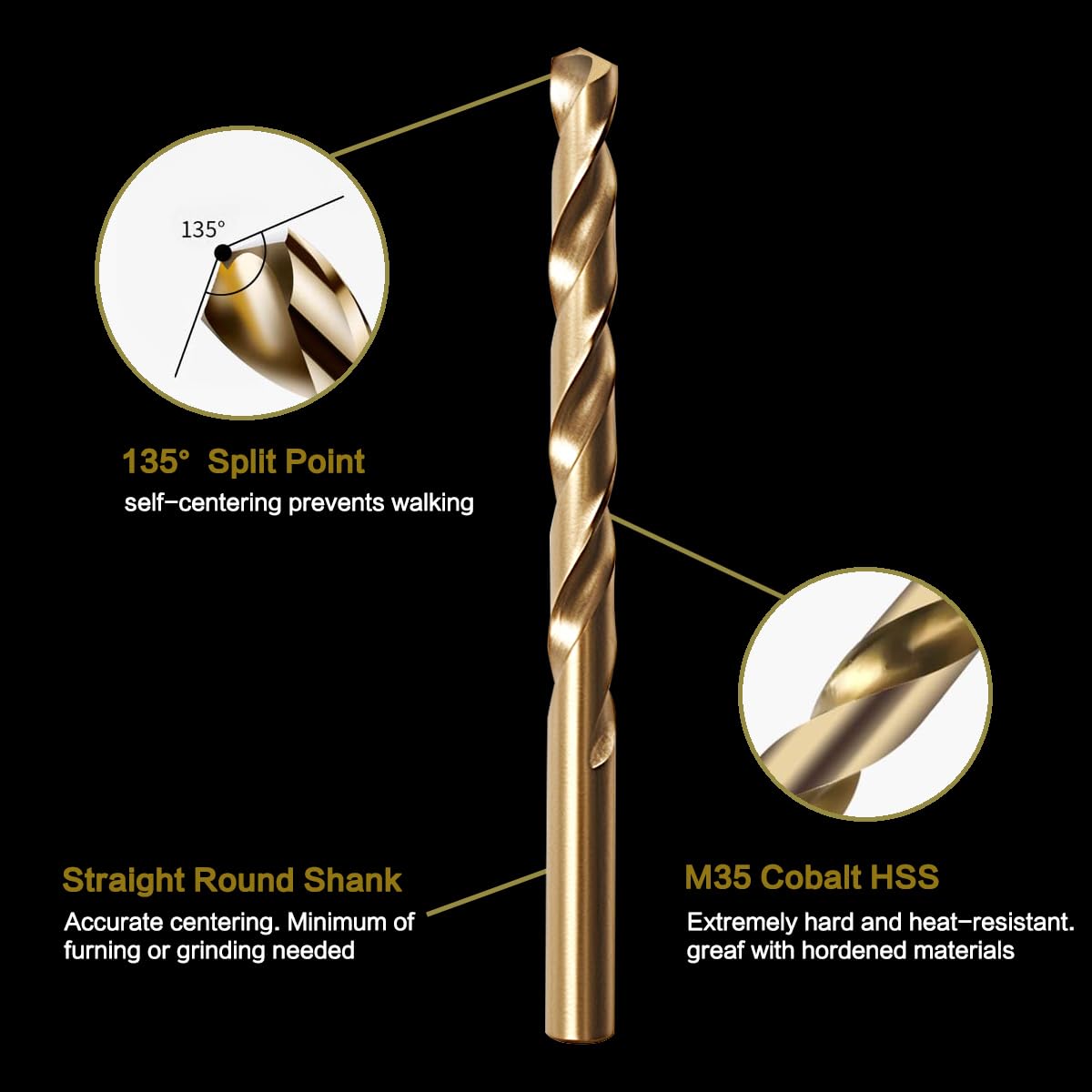 Thumbnail 1 de Axelord cobalt drill bit set, M35 steel