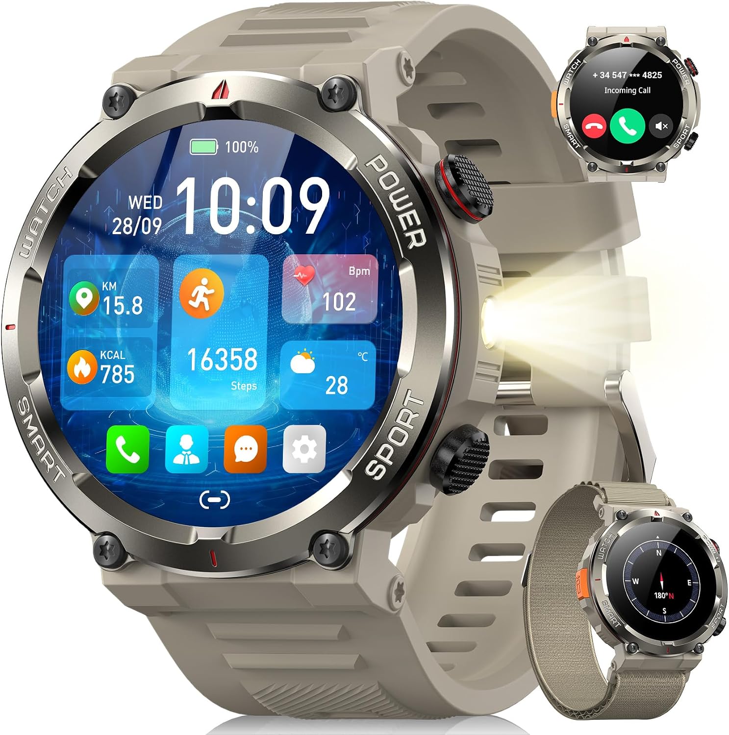 Detalle de Blackview W50pro Smartwatch 100 Tage