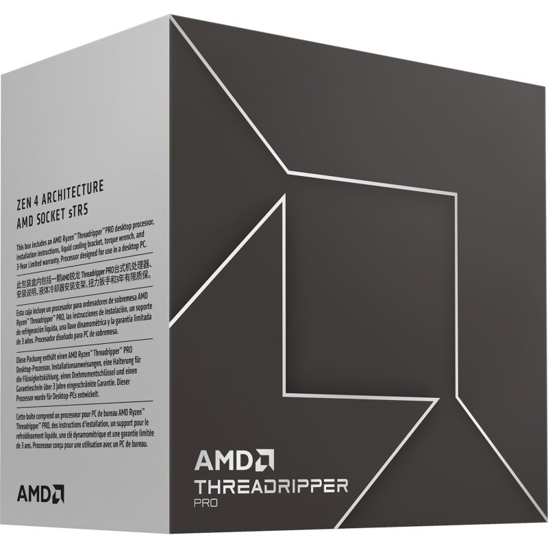 Detalle de AMD Ryzen Threadripper PRO 7965WX 4,2 GHz/5,3 GHz