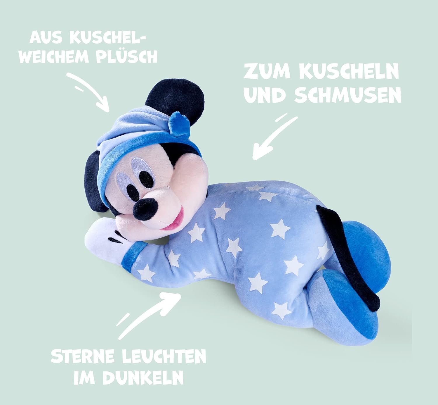 Thumbnail 4 de Simba 6315870350 Disney Musse Pigg-gosedjur, 30 cm, med musik och lysande stjärnor
