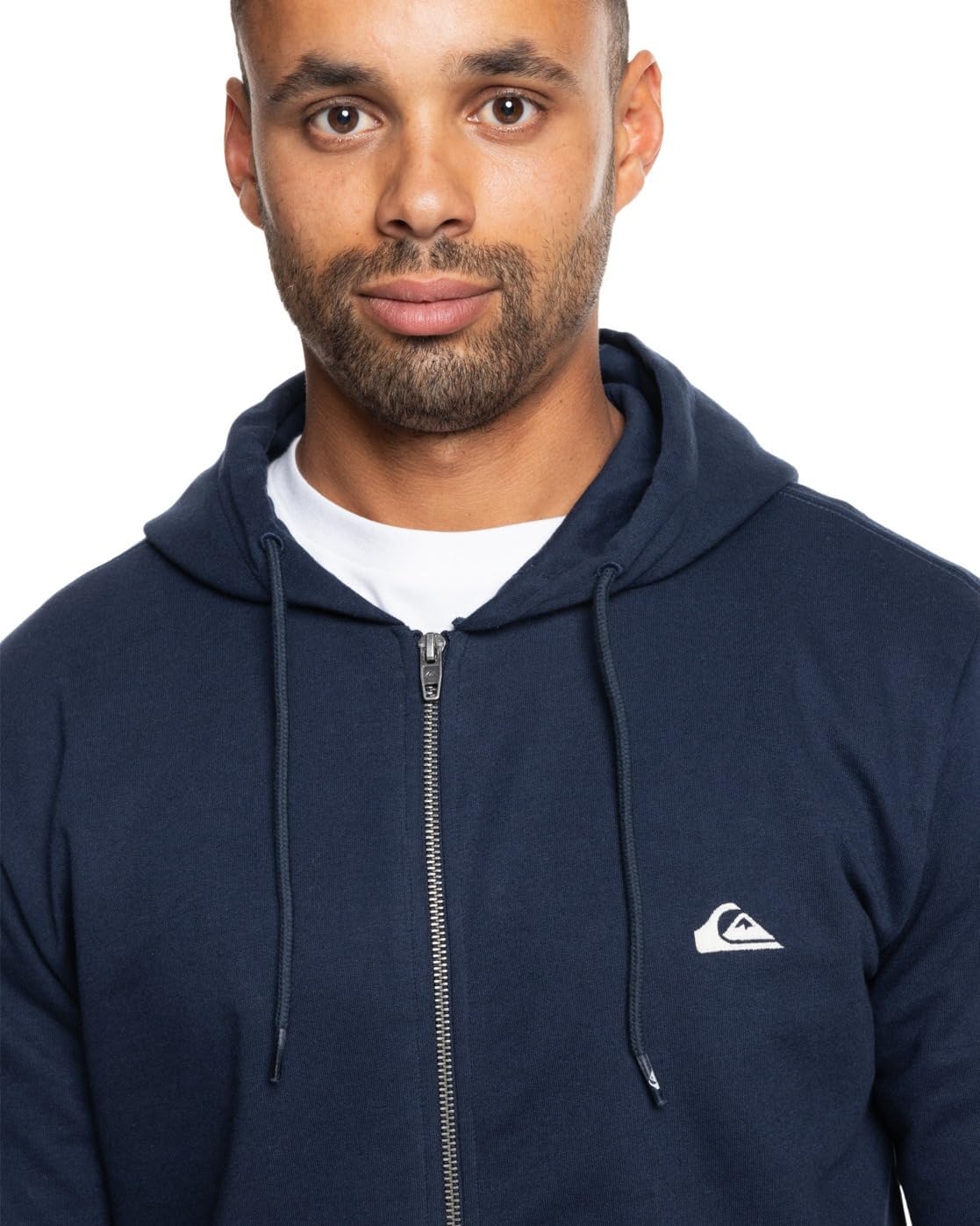 Detalle 2 de Quiksilver Keller Block Zip Sweatshirt Homme — Lot de 1, zip intégral et capuche, coupe Regular