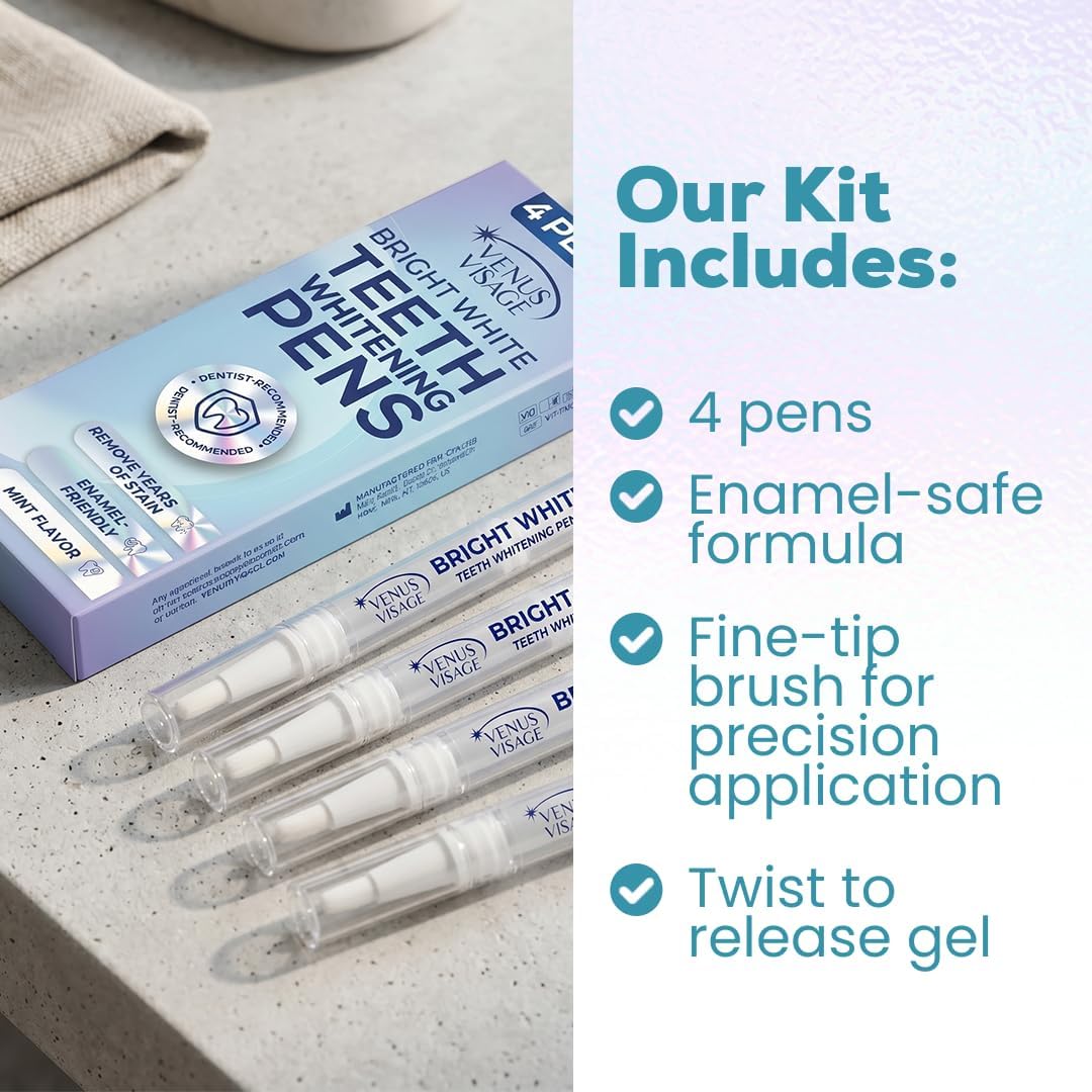 Detalle de Venus Visage Teeth Whitening Pen, 20+ Uses ⚙