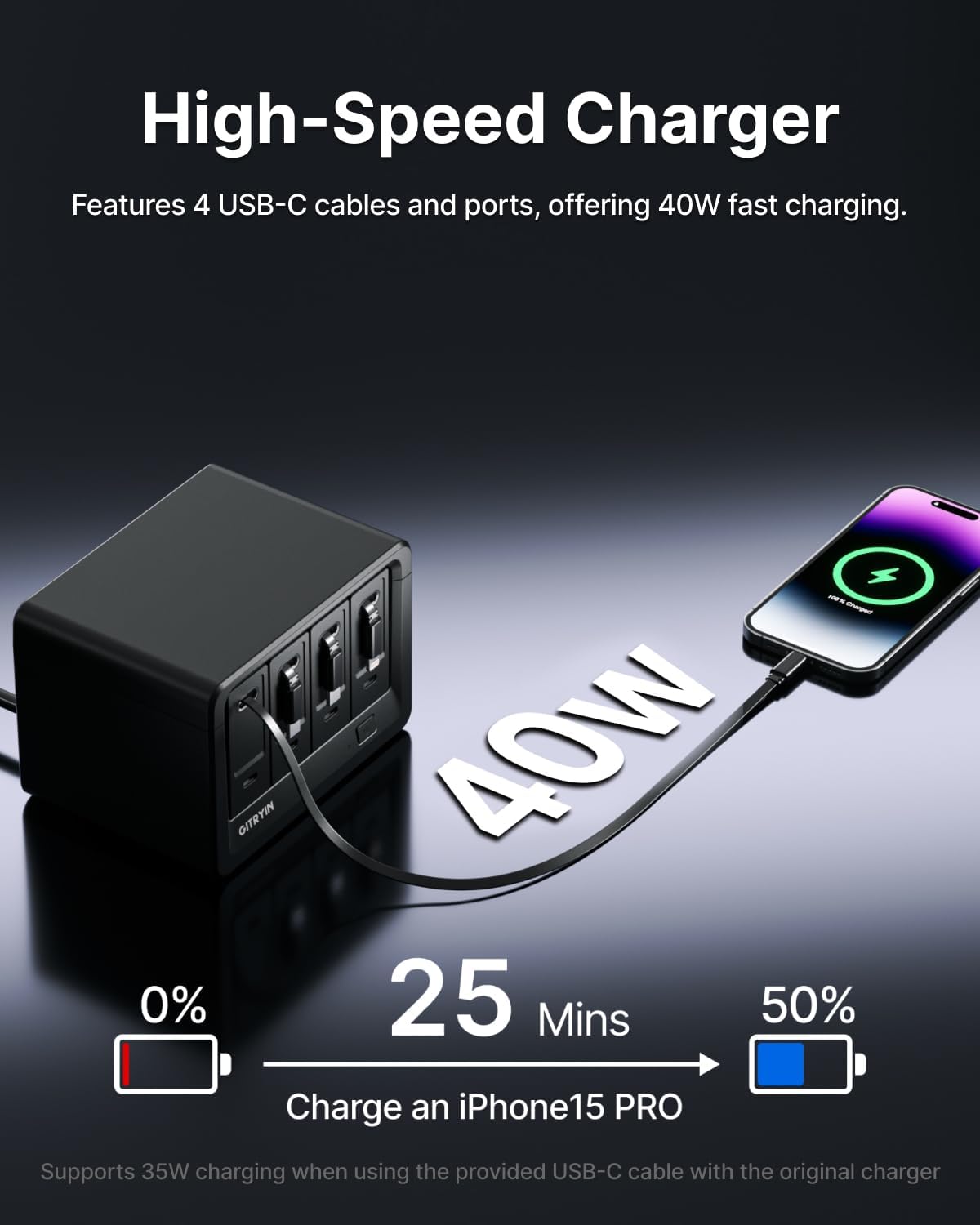 Thumbnail 2 de Gitryin 12-in-1 Charging Station