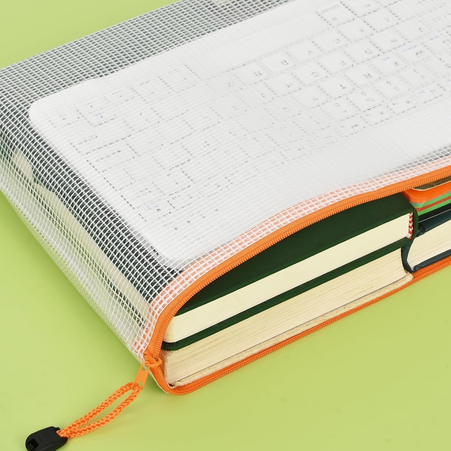 Detalle de Zip Wallet: Waterproof A4 Zip File Folders (24 Bags) by Jicsetk