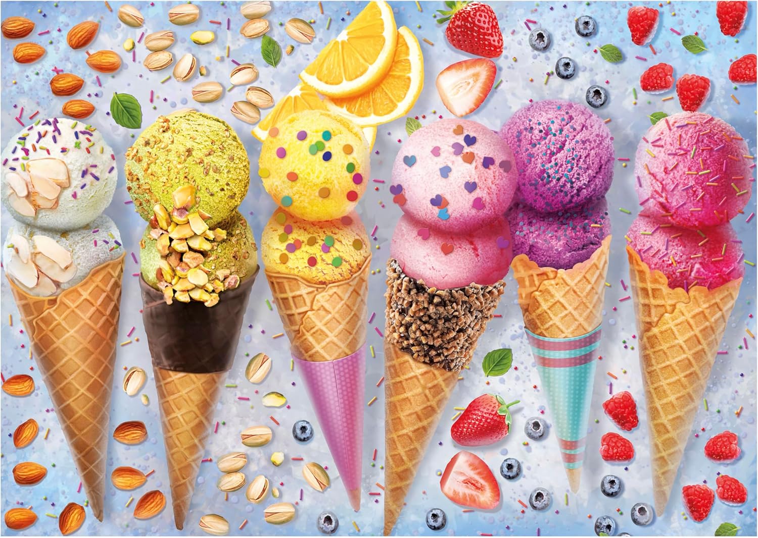 Thumbnail 2 de Educa 500‑Teile‑Puzzle für Erwachsene „Eiscreme“ (ab 11 Jahren), ca. 48 x 34 cm