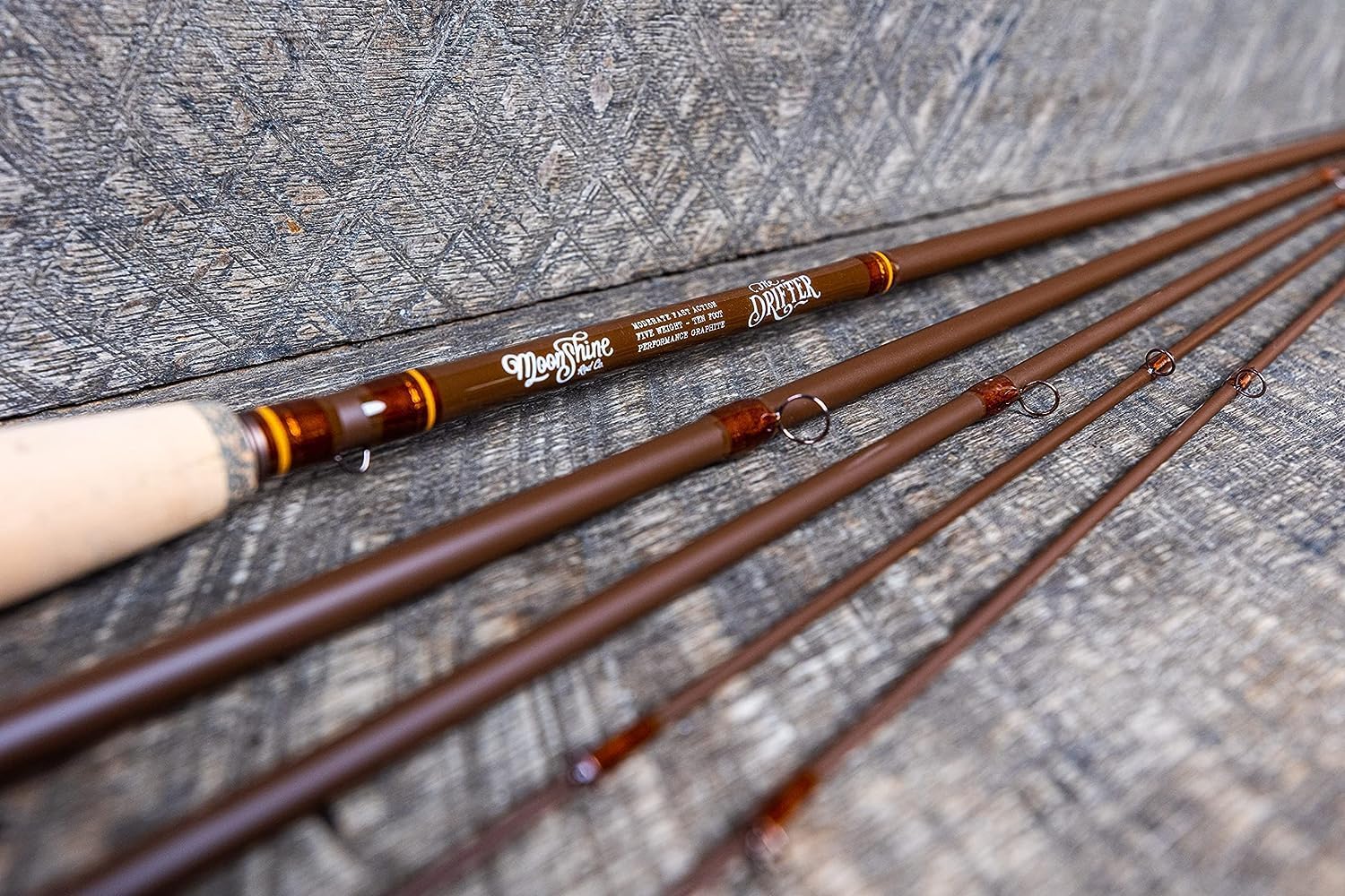 Thumbnail 4 de Moonshine Rod Company Fast Action Fly Fishing Rod — Drifter II Series, 2WT–12WT, with Zippered Travel Case