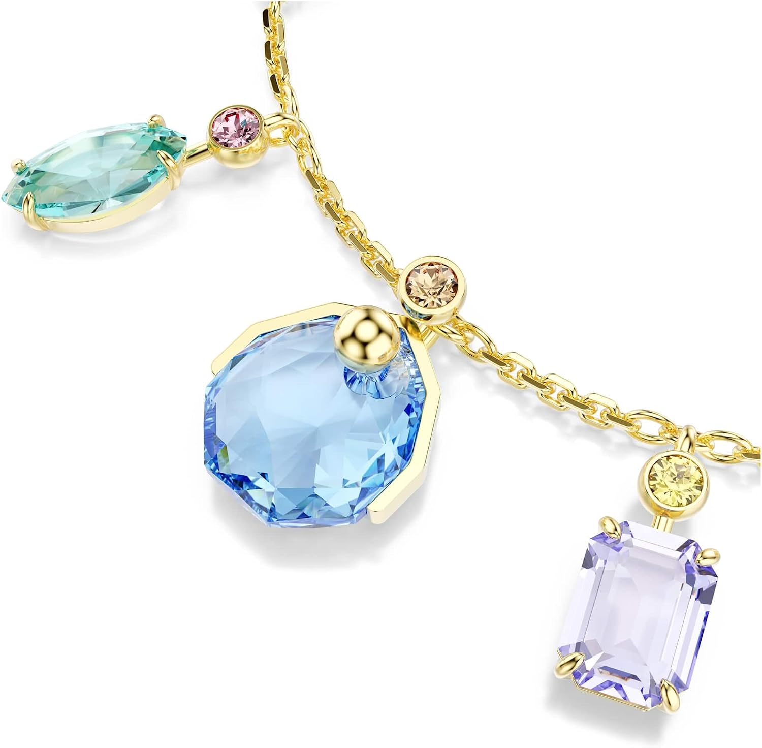 Detalle 2 de Swarovski Bracelet Gema – Multicolore, plaqué or, tailles variées