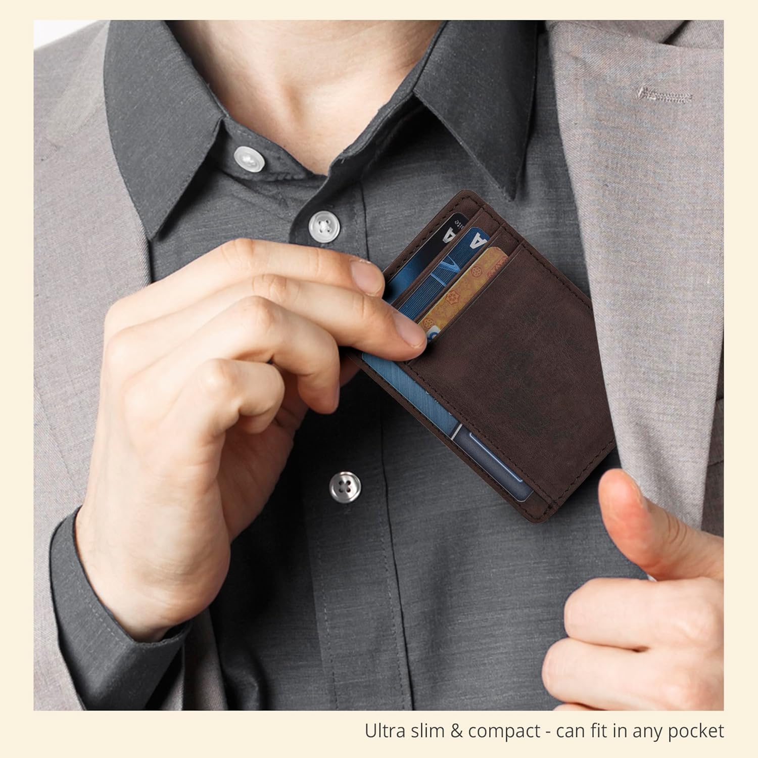 Thumbnail 5 de Oak Leathers RFID Slim Wallet