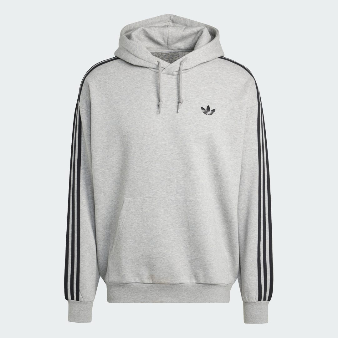 Detalle de SUDADERA CON CAPUCHA ADIDAS ADICOLOR CLASSICS 3 STRIPES en Gris