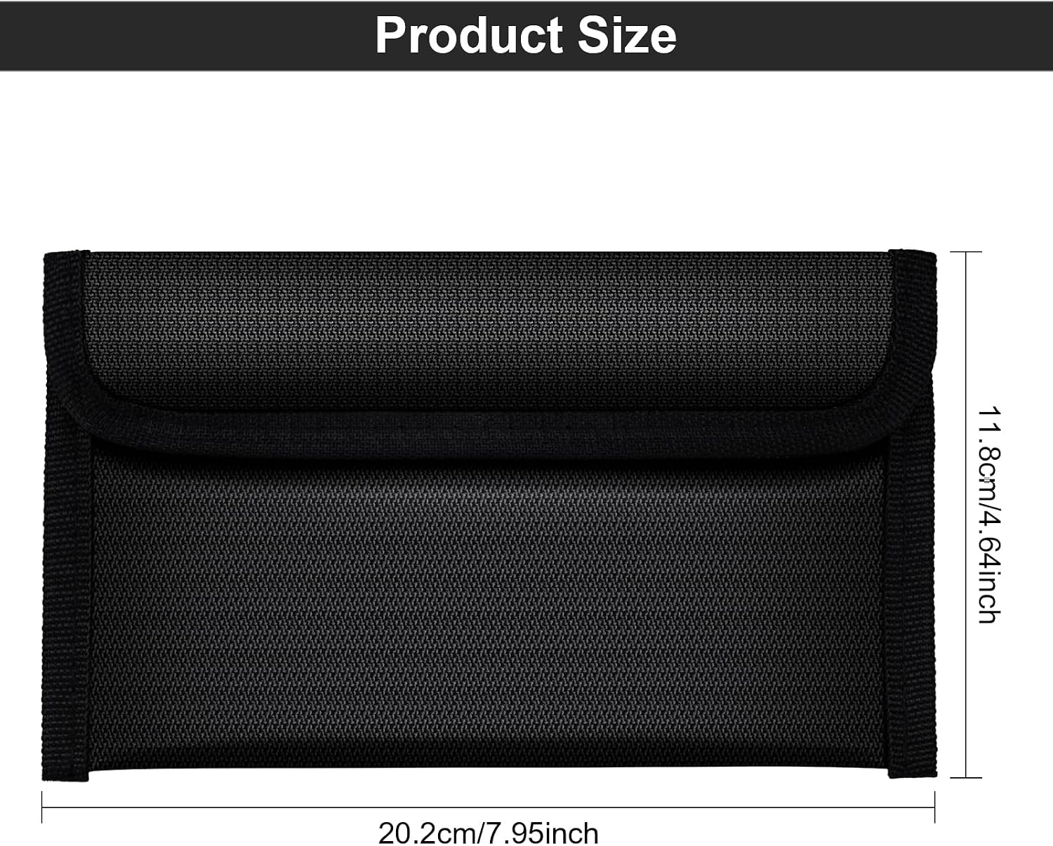 Detalle 2 de OFFCUP Fireproof Document Bags, 8 x 4.6 Inches, Silicone-Coated with Zip