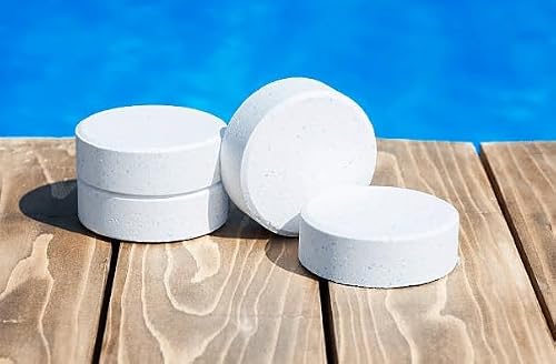 Detalle de Cloro 4 azioni per piscina: 5 pastiglie da 200 g in barattolo da 1 kg – Lapi Chimici