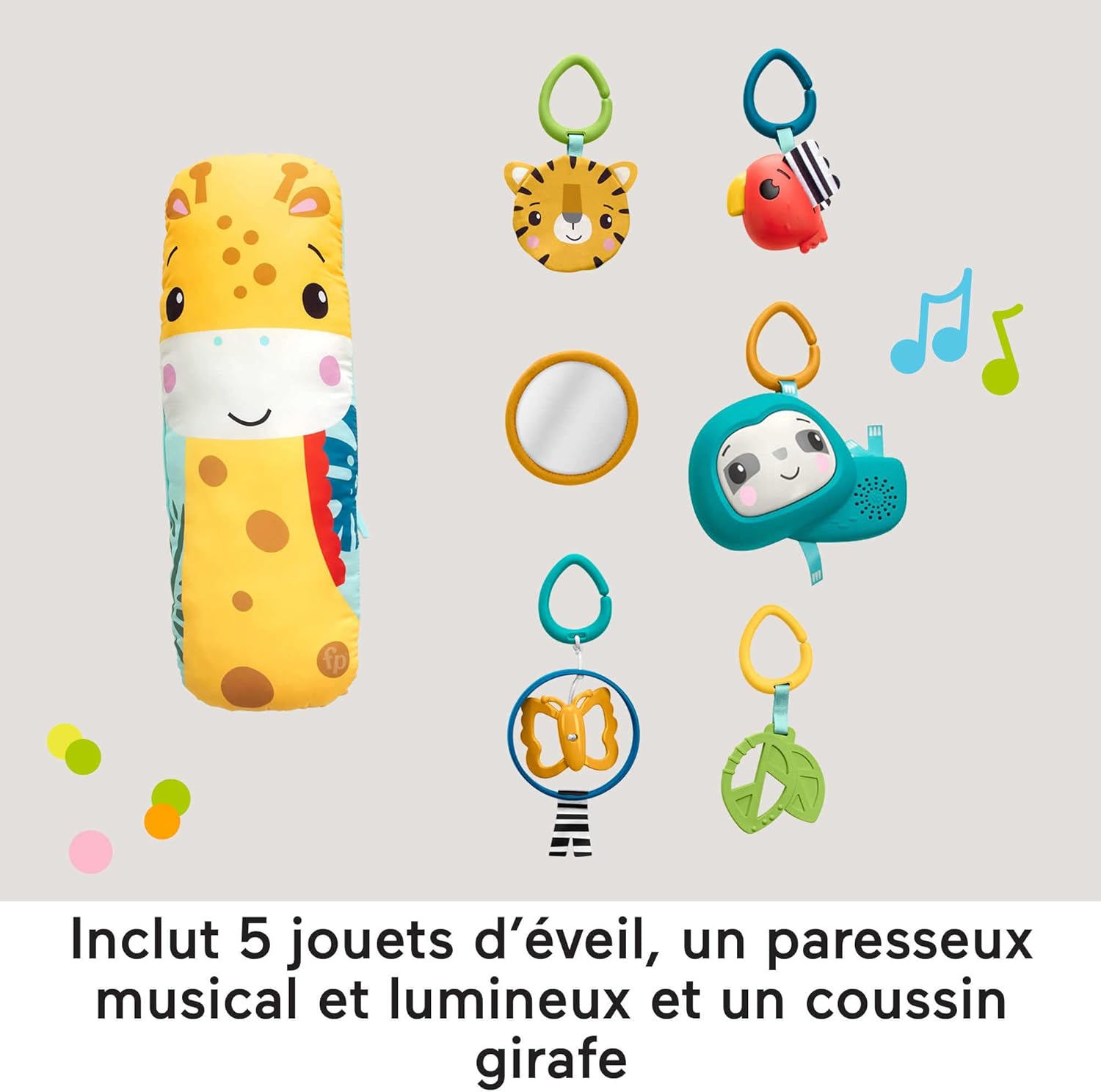 Detalle de Fisher-Price Tapis de jeu 3-en-1 Jungle - HJW08