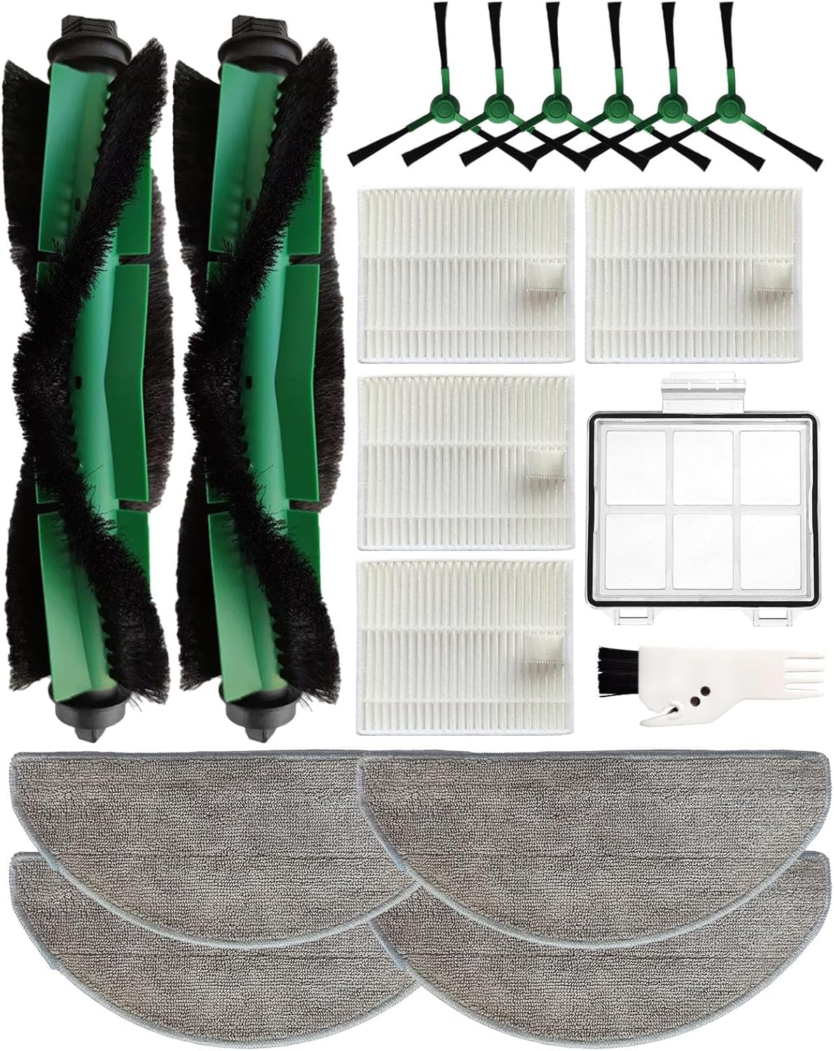 Lot de 18 Accessoires iRobacc pour Roomba 105 Combo / Roomba Combo Essential
