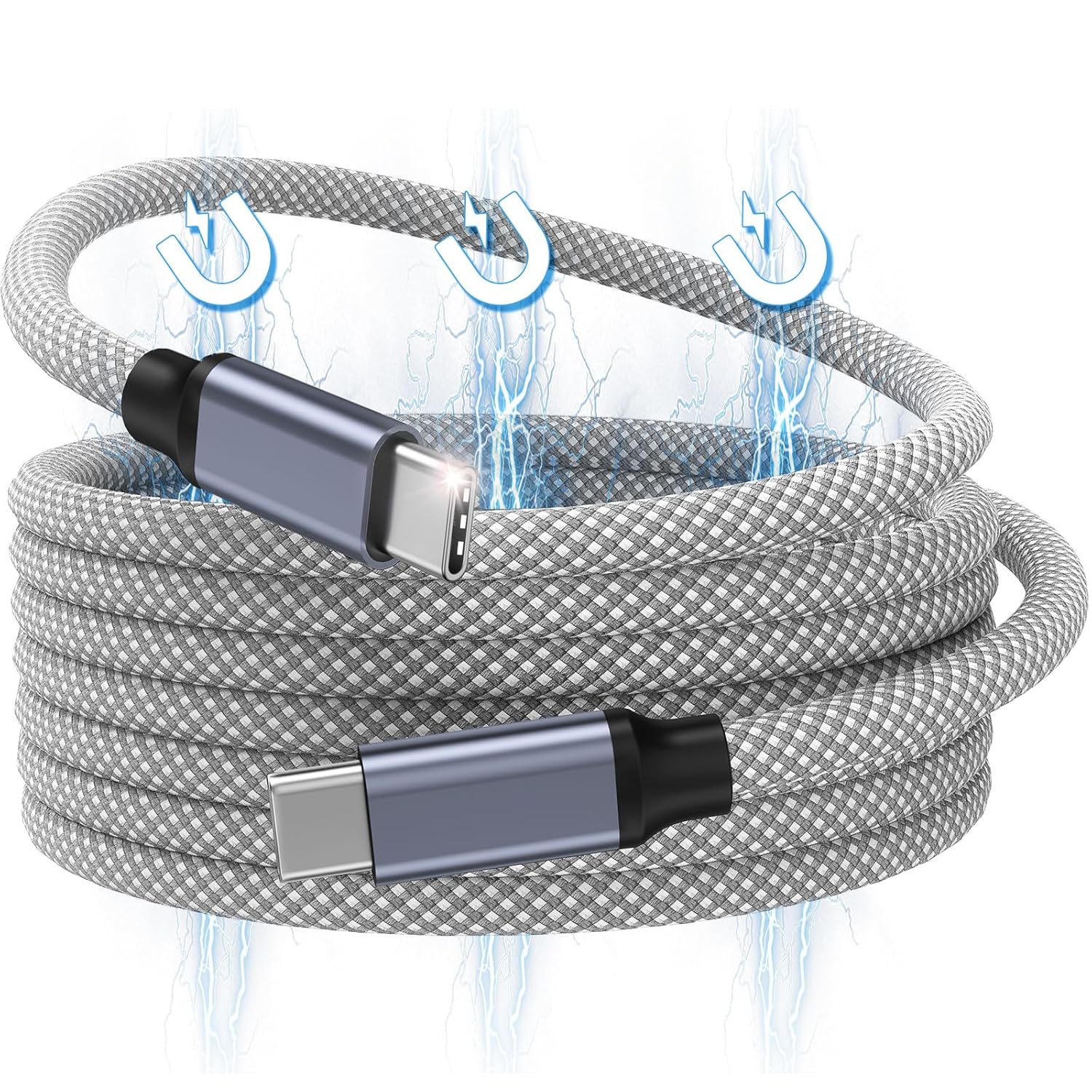 Detalle de Magtame USB C Cable 240W magnetic 5ft