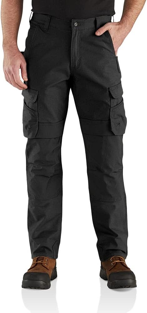 Detalle 1 de Carhartt Herren Work Utility Pants Relaxed Straight mit Rugged Flex™ Ripstop und Double-Front Cargo