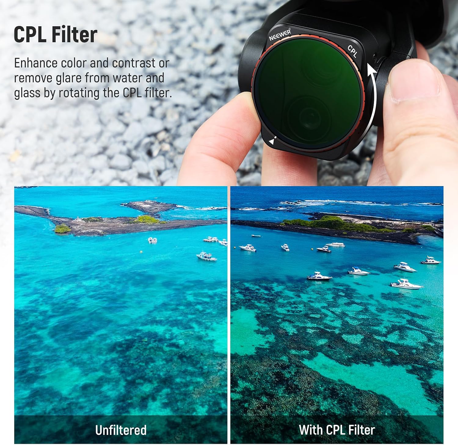 Thumbnail 2 de ND and CPL filter set for Air 3, 4 pack