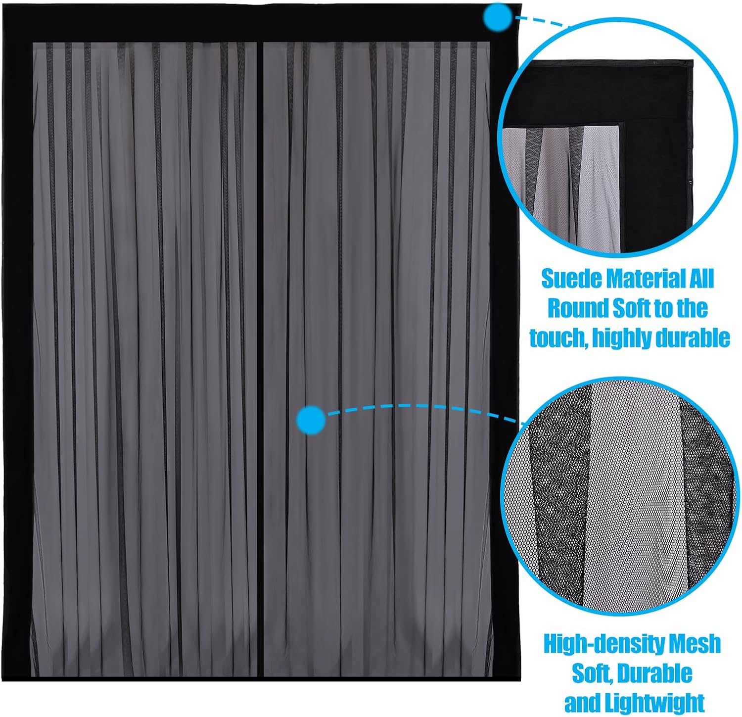 Thumbnail 6 de ZATOOTO Van Bug Screen with Magnetism (150x110cm) for Campervans