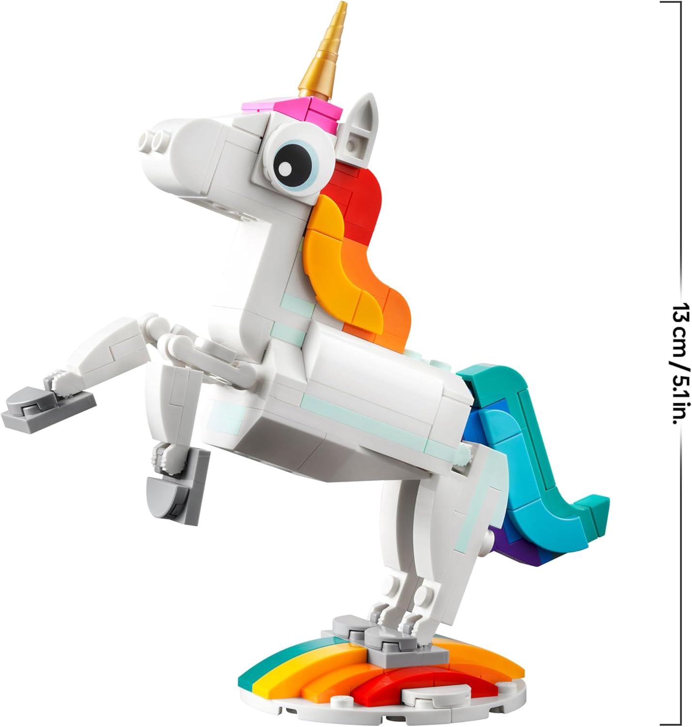Thumbnail 5 de LEGO Creator 3 en 1 Unicornio Mágico (31140): unicornio transformable en caballito de mar o pavo real