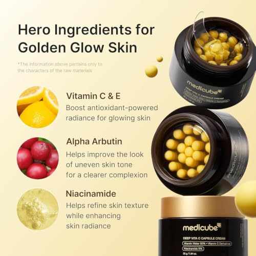 Detalle de Medicube Capsule Cream with Deep Vitamin C for Radiance
