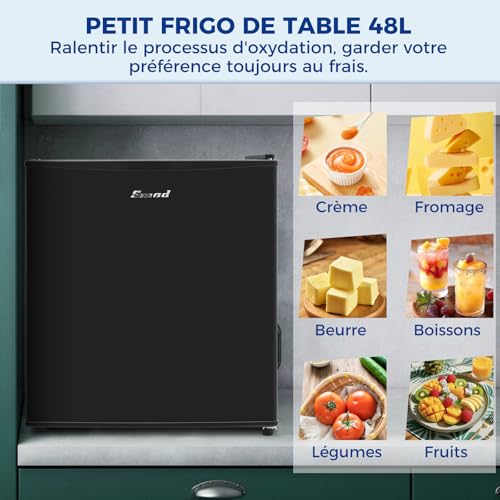 Thumbnail 6 de Smad Mini Frigo 48L — Réfrigérateur compact 45L utiles, porte réversible et plage 0–10°C