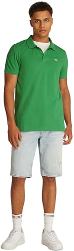 Thumbnail 4 de Tommy Jeans TJM Slim Polo Verde 🌿 XXL para Hombre