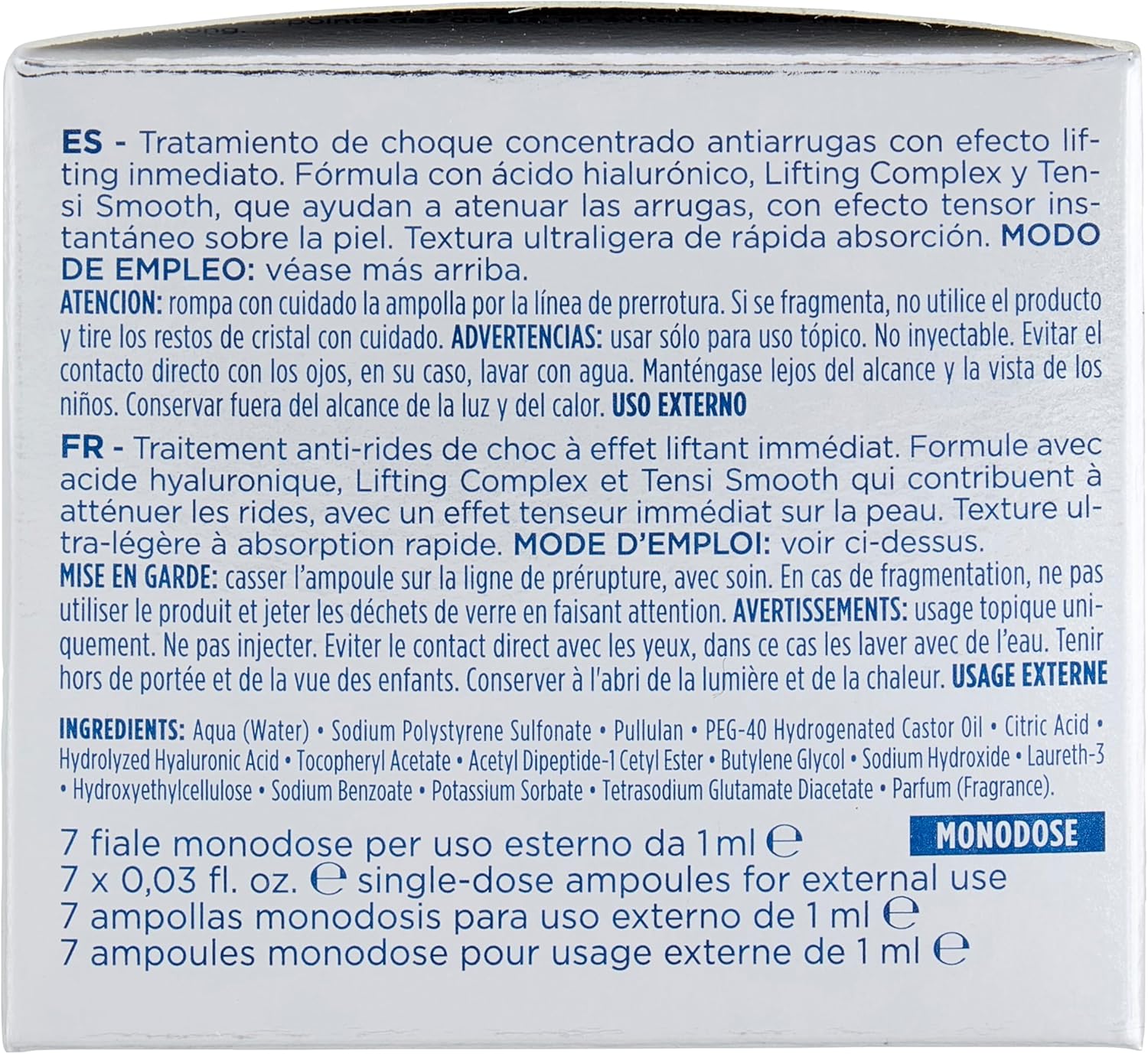 Thumbnail 4 de Rilastil Hydrotenseur Fiale Antirughe Liftanti Liftanti in siero concentrato, effetto lifting e assorbimento rapido (7x1 ml)