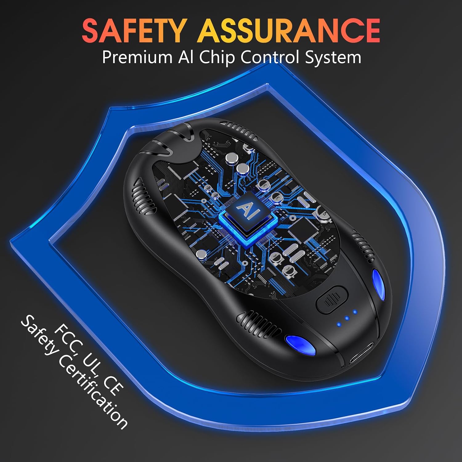 Thumbnail 5 de FANDLISS 10000mAh Rechargeable Hand Warmer pack of 2