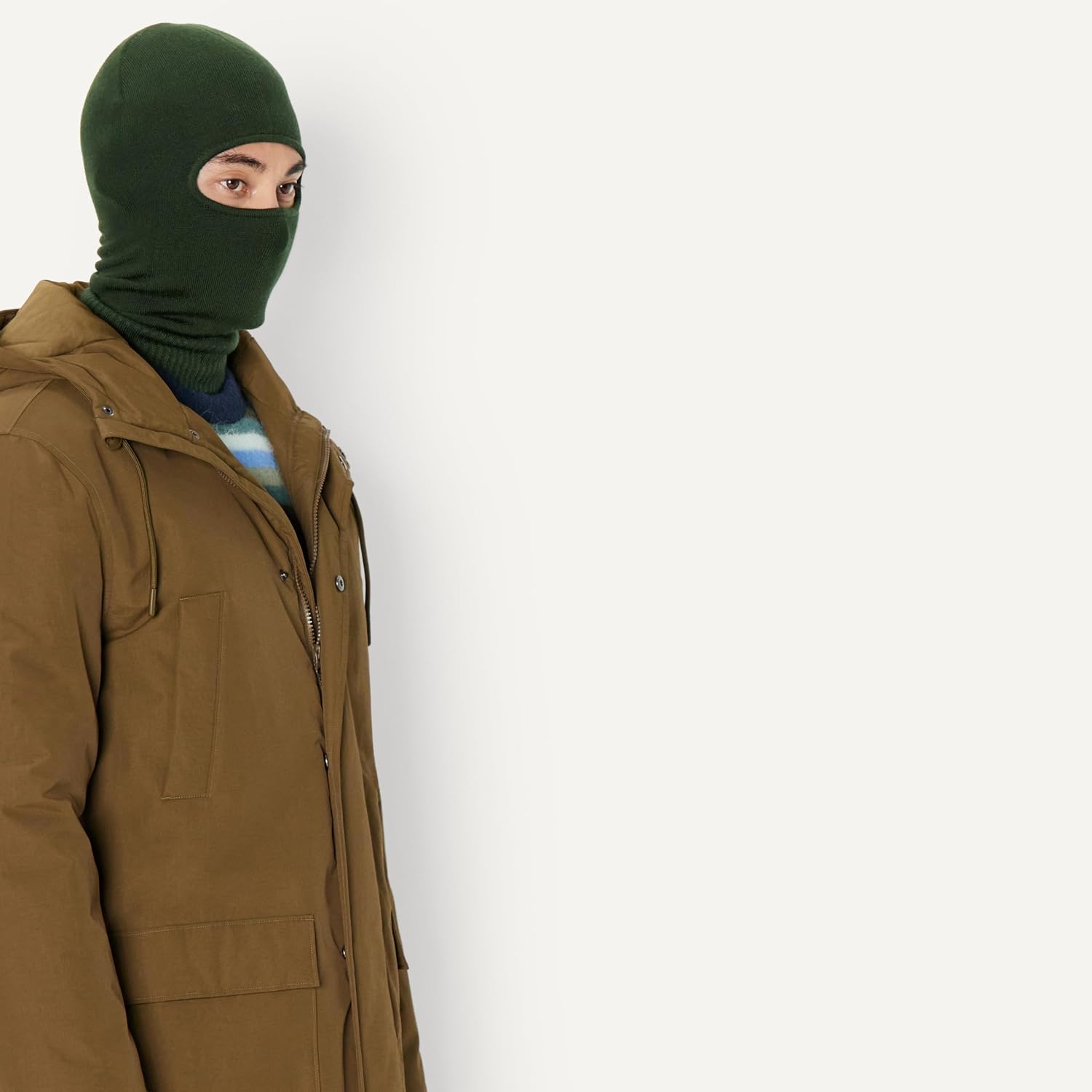 Detalle de Amazon Essentials Men’s Ski Balaclava (Balaclava Beanie/Neck Cover) for Cold Weather