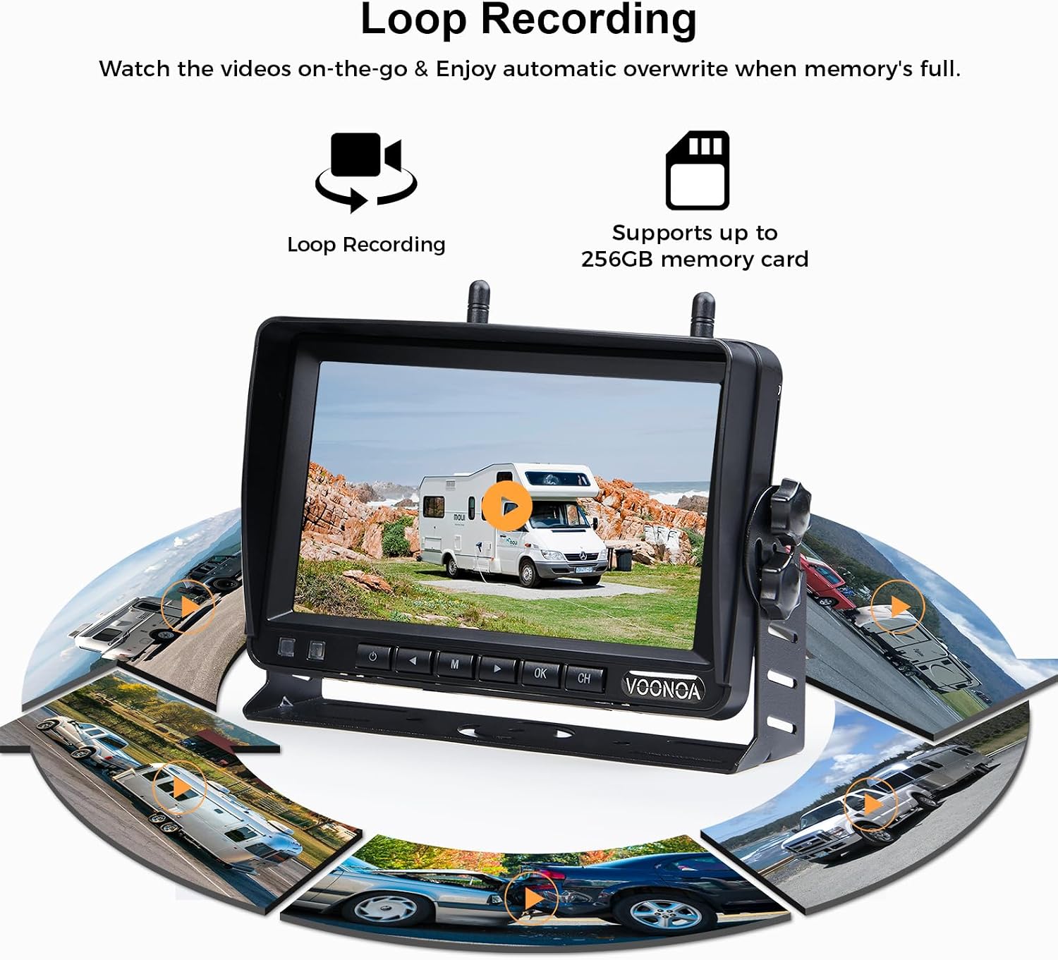 Thumbnail 6 de VOONOA VN007 15000mAh Wireless Backup Camera