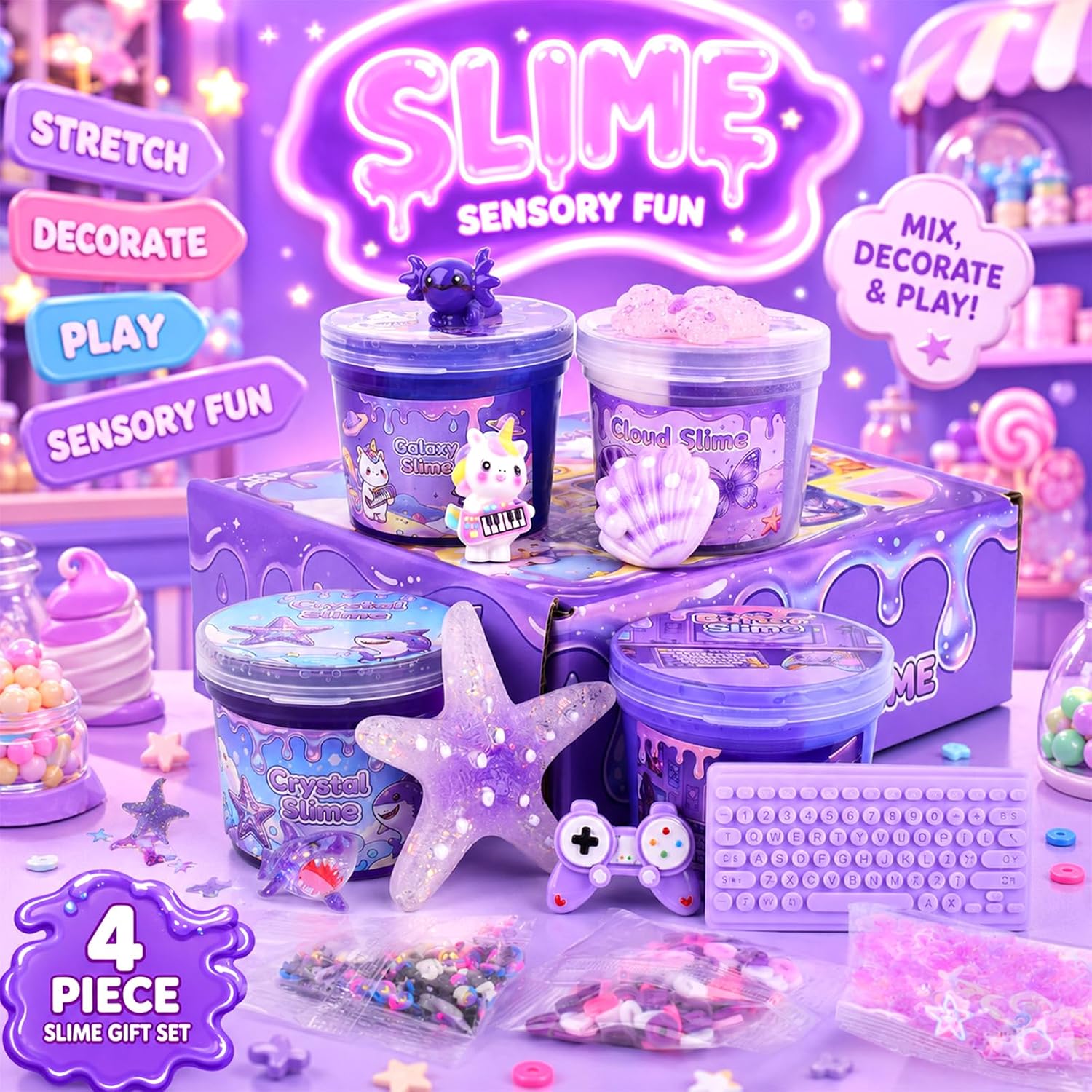 Thumbnail 6 de Purple Slime Kit 4-Pack