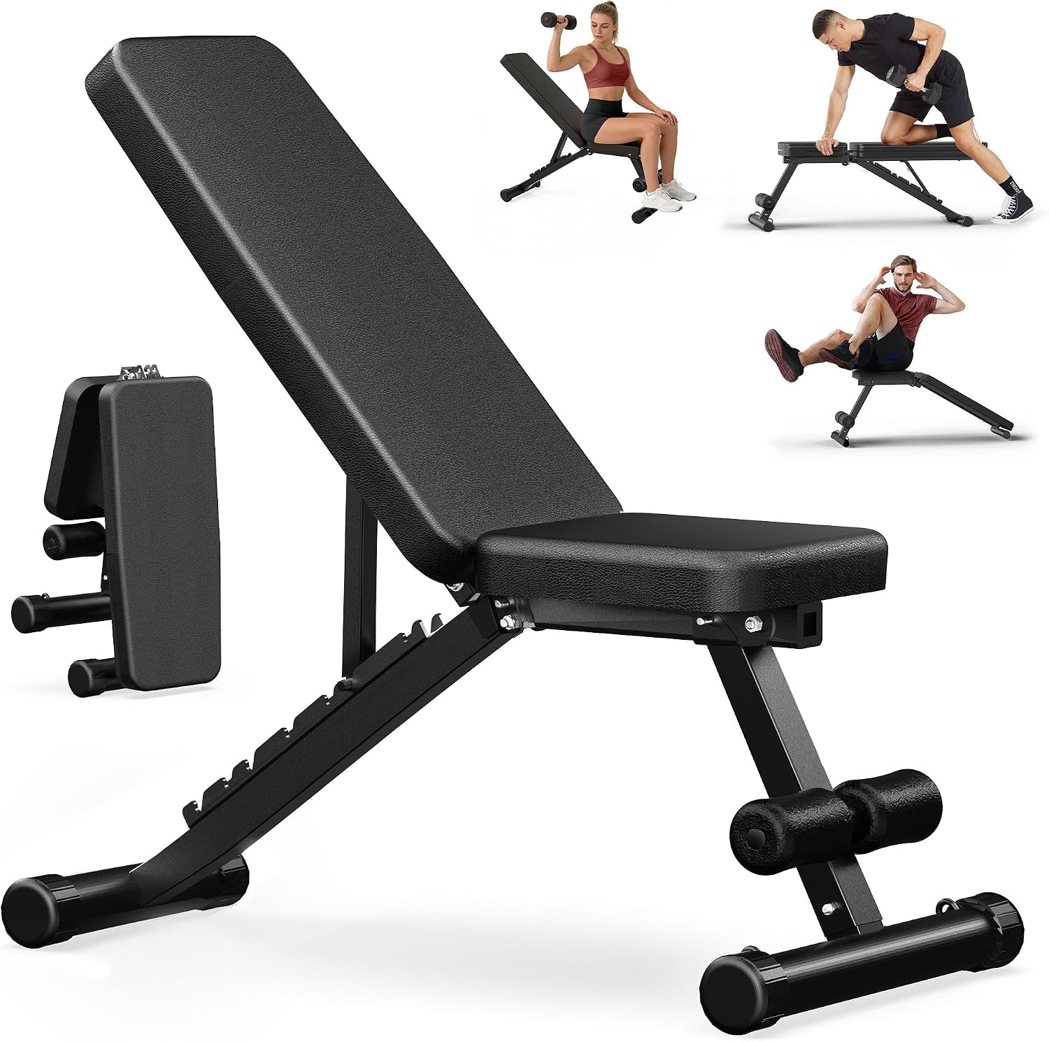 Detalle de Steelite AZ6040VC-06 Adjustable Weight Bench, 720 lb Capacity, 8 Positions