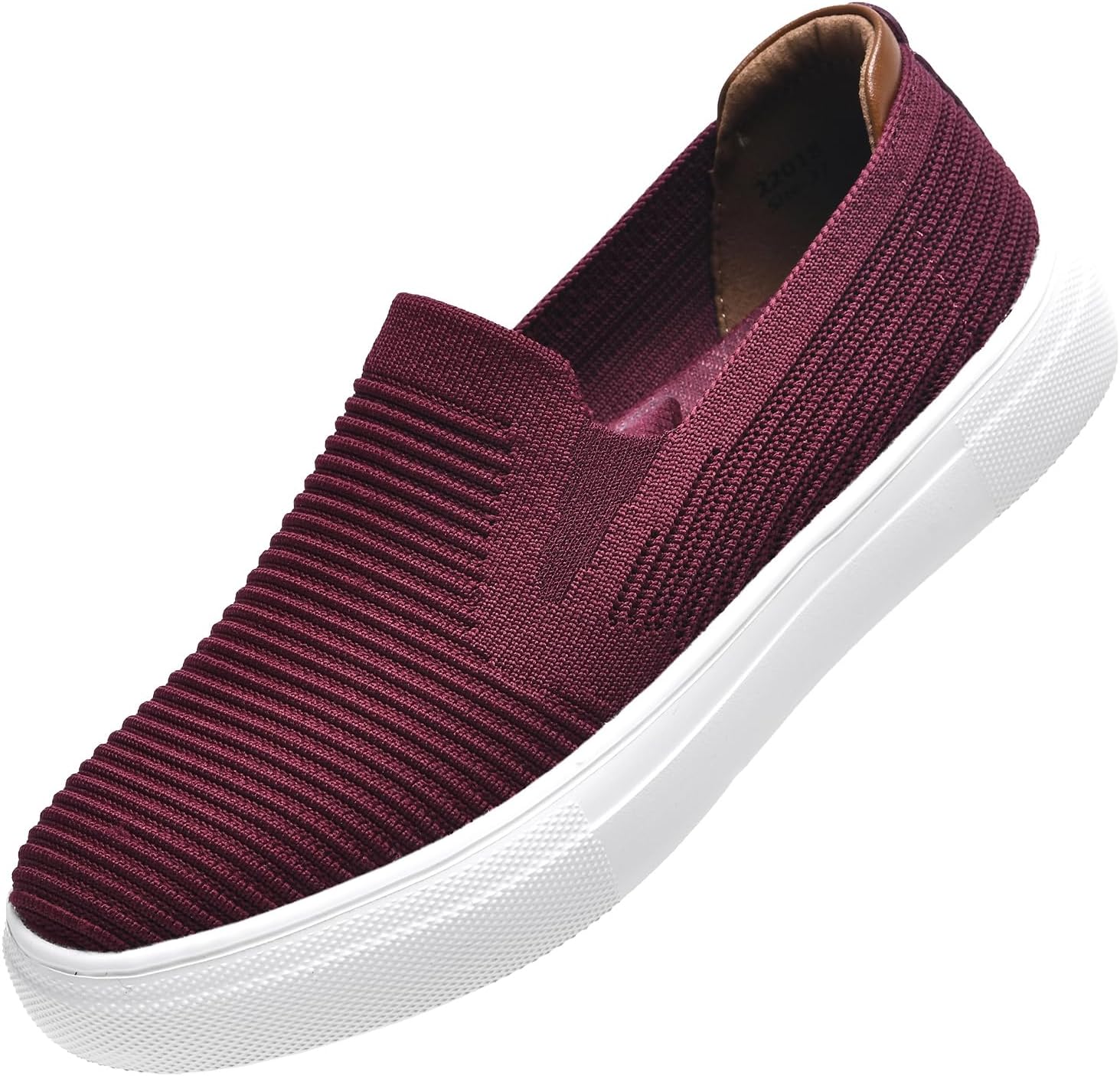 Thumbnail 6 de konhill Women's Slip-On Loafers – Knit Mesh Flats with Stretch Collar