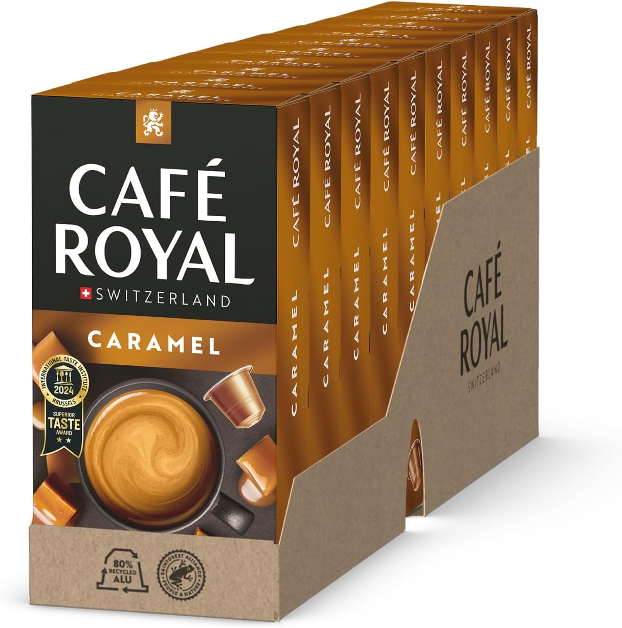 Detalle de Café Royal Caramel – Capsules compatibles Nespresso, 100 capsules