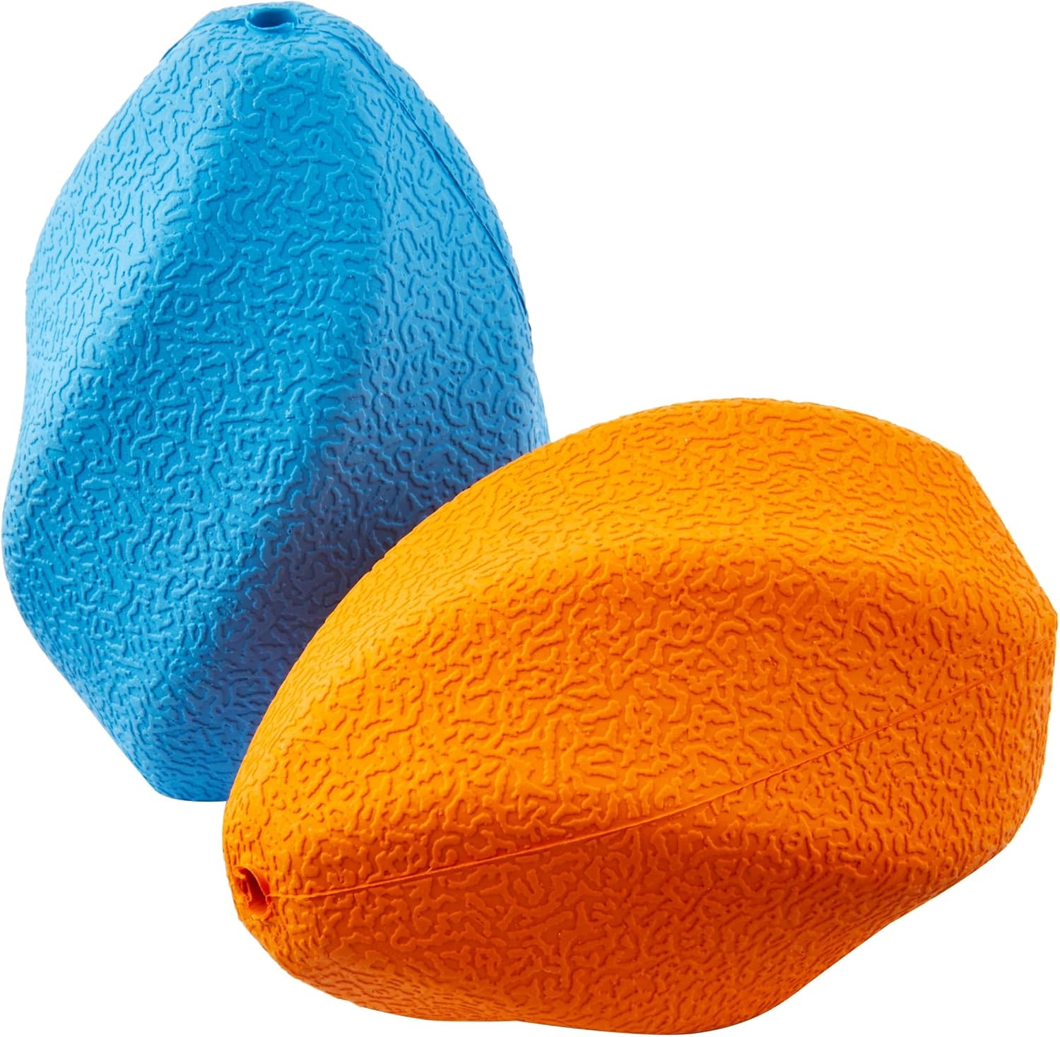Detalle de Amazon Basics Dog Toys: Treat-Dispensing Medium Rubber Pack of 2 (Multicolour)