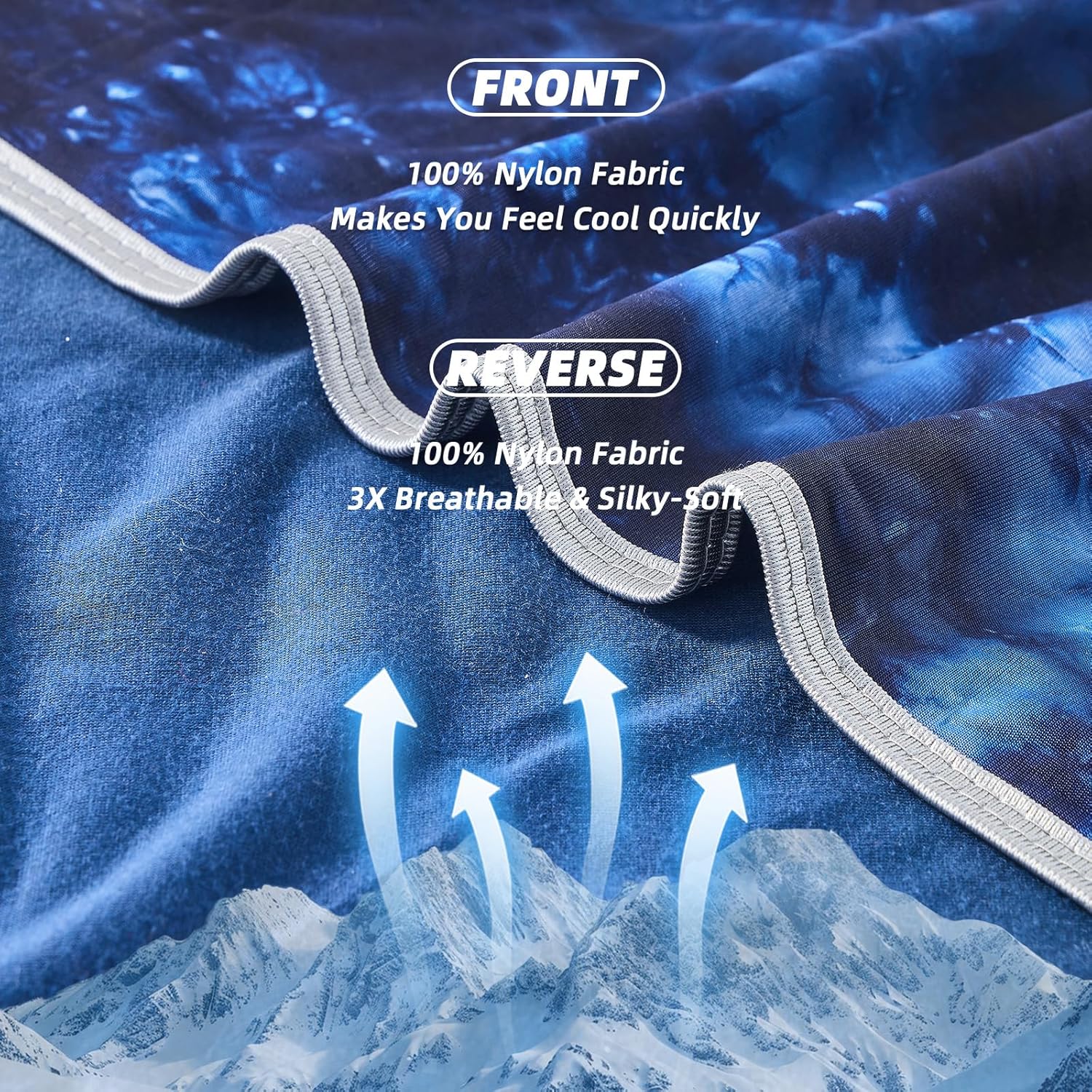 Detalle 2 de inhand Cooling Blanket Queen Size (90"x90") cooling blanket for hot sleepers