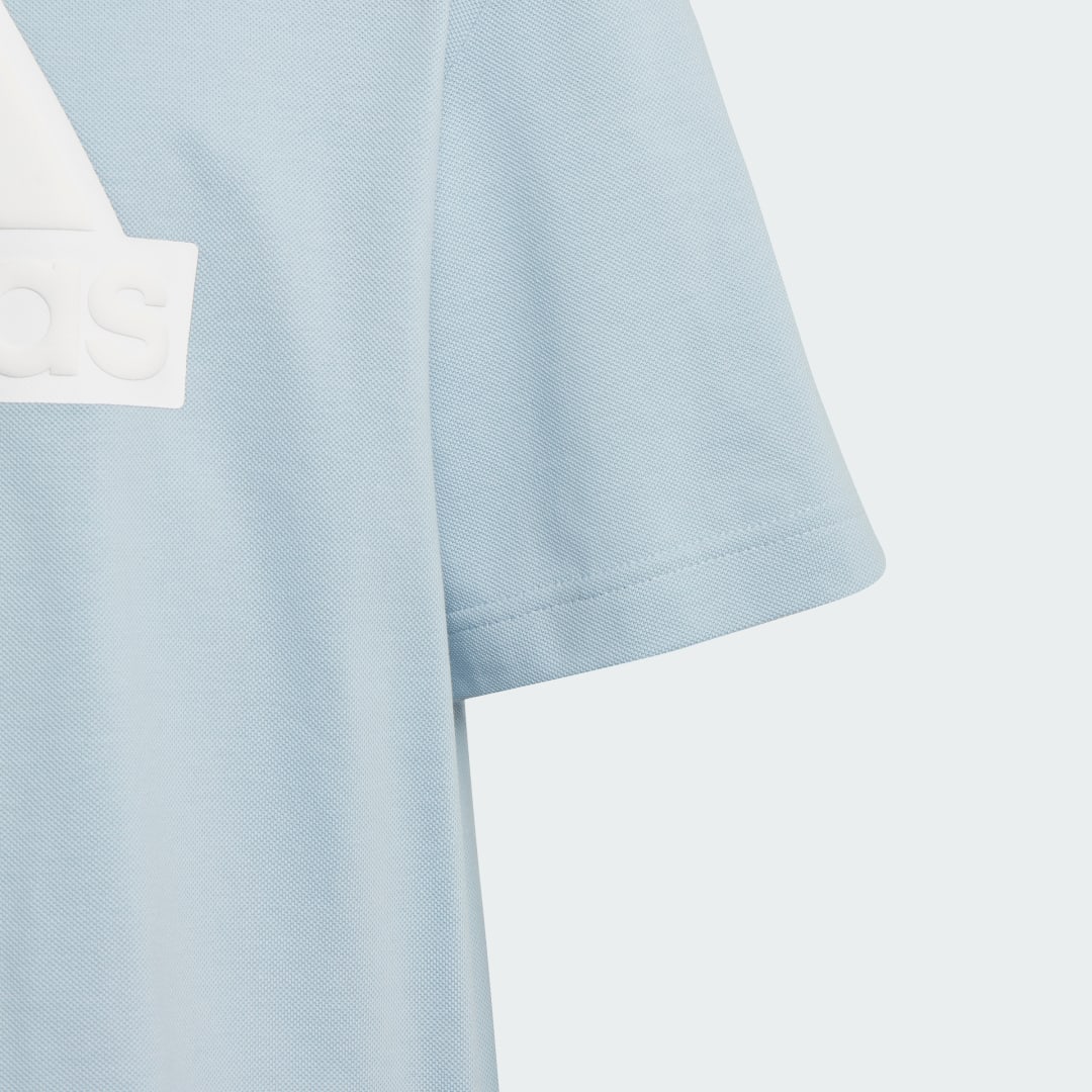Thumbnail 2 de Adidas Camiseta Future Icons Logo Piqué Azul