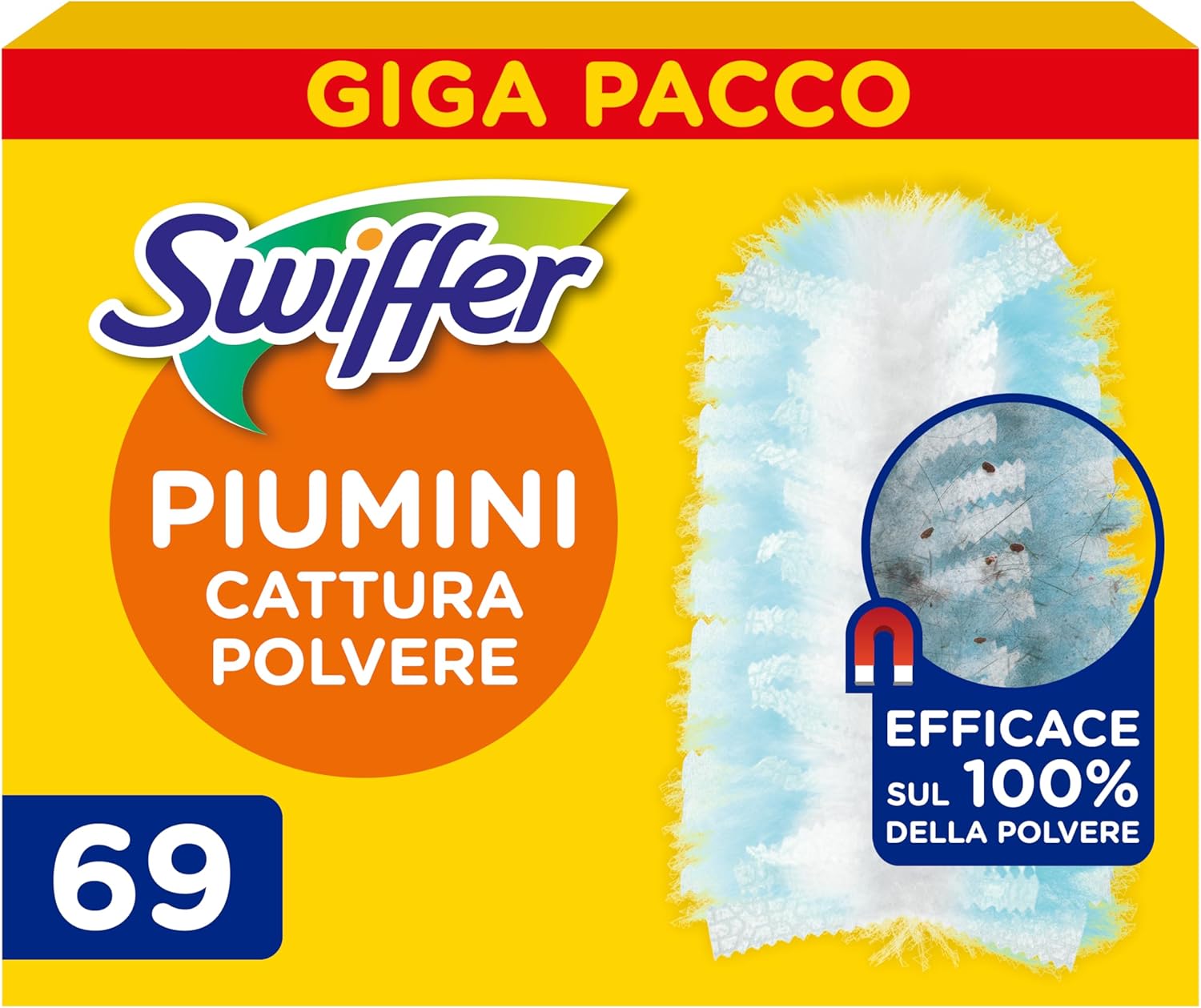 Swiffer Duster 69 piumini cattura polvere 🧹