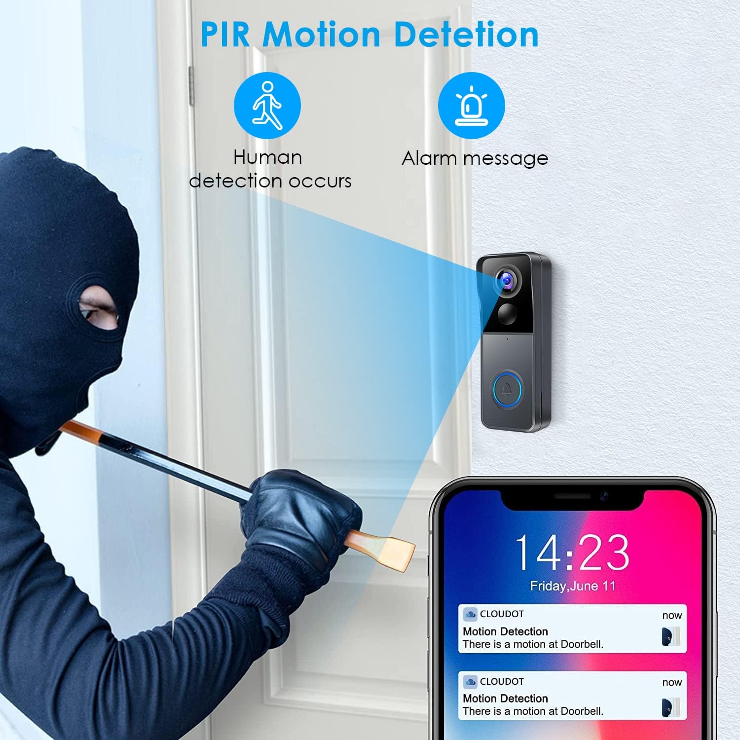 Thumbnail 4 de KAMEP Video Doorbell 2K Wireless