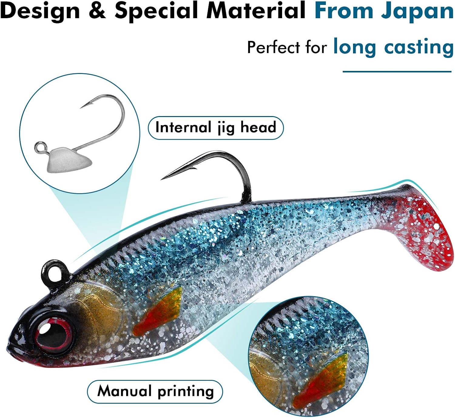 Thumbnail 3 de TRUSCEND Duramax Soft Fishing Lures with BKK Hooks — 9cm