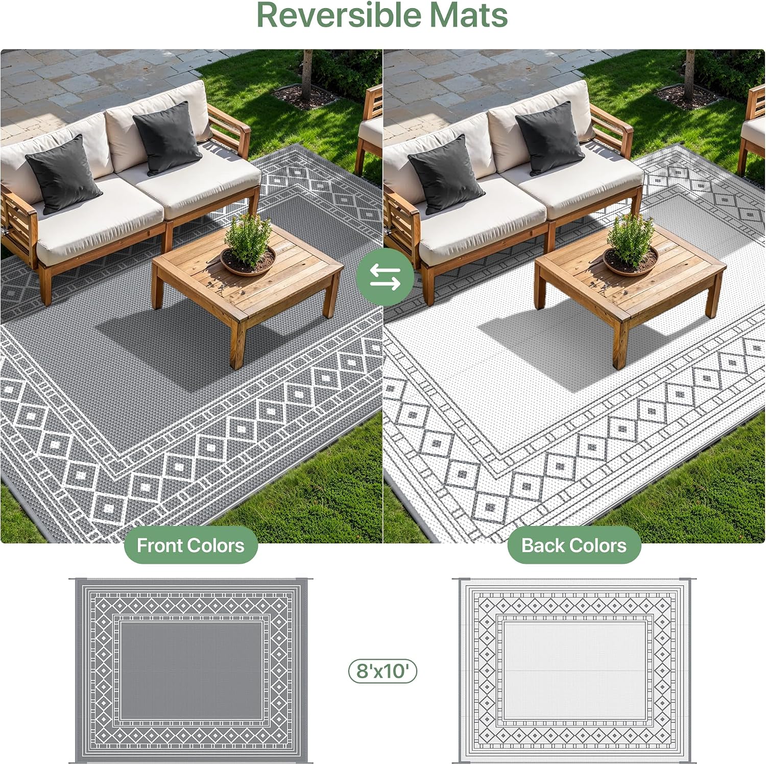 Detalle 2 de GENIMO Outdoor Rug 8'x10