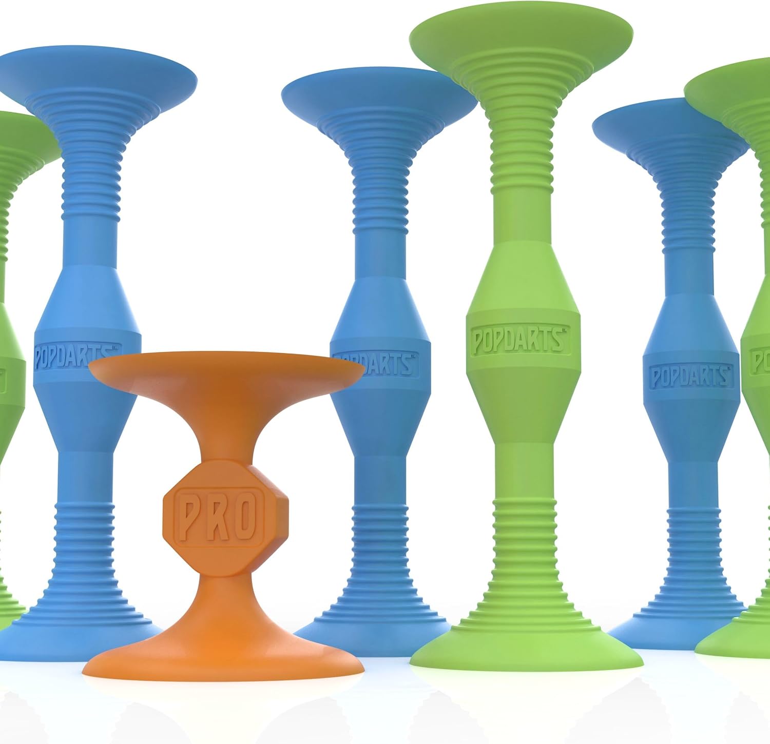 Detalle de Popdarts Pro Pack (Blue and Green) – Indoor/Outdoor Suction Cup Throwing Game