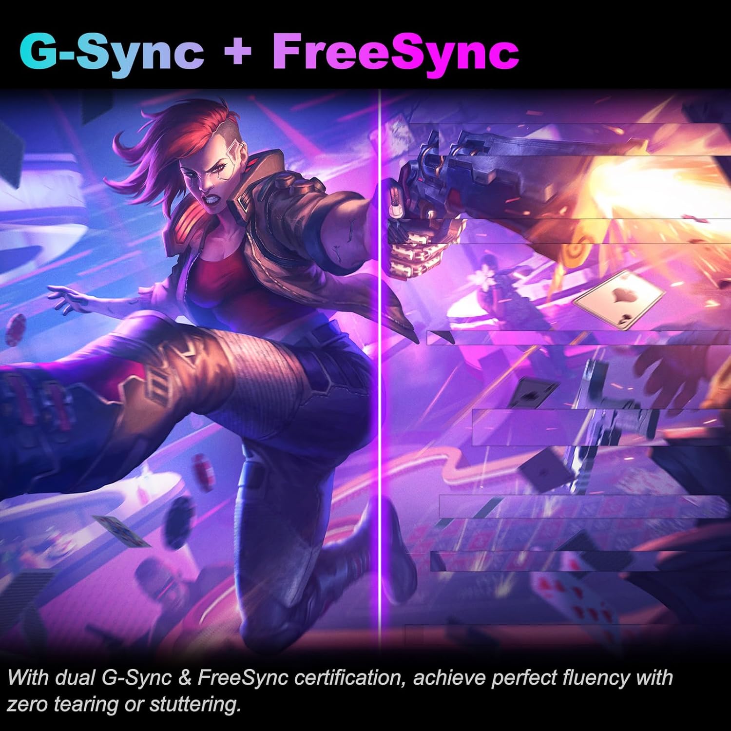 Thumbnail 5 de Gawfolk 44.5-inch Dual QHD curved gaming monitor (1500R) with 200Hz, RGB backlight and PBP/PIP