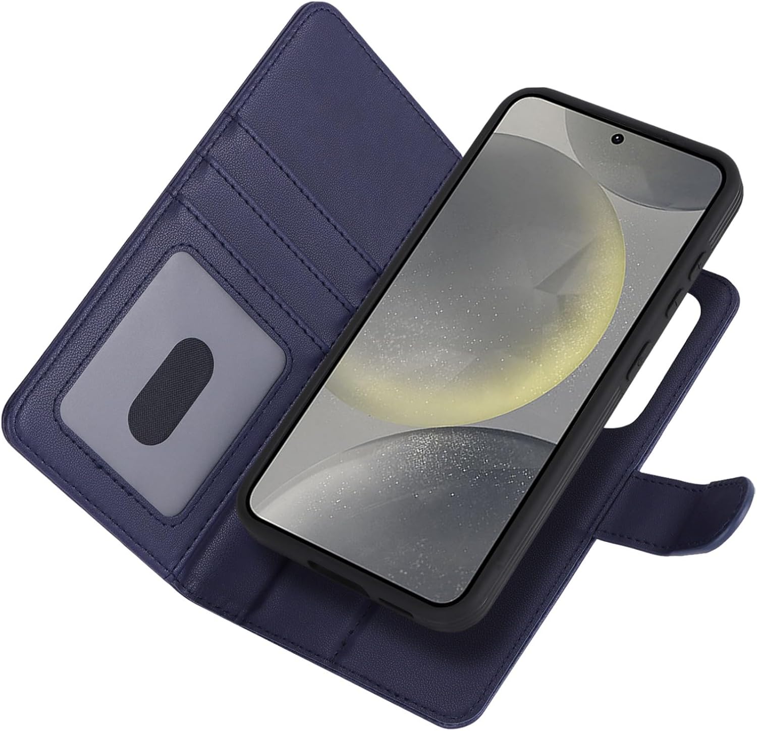 Thumbnail 6 de Zouzt Case for Samsung Galaxy S24: Detachable 2-in-1 Wallet with Magnetic Lifesaver and Kickstand