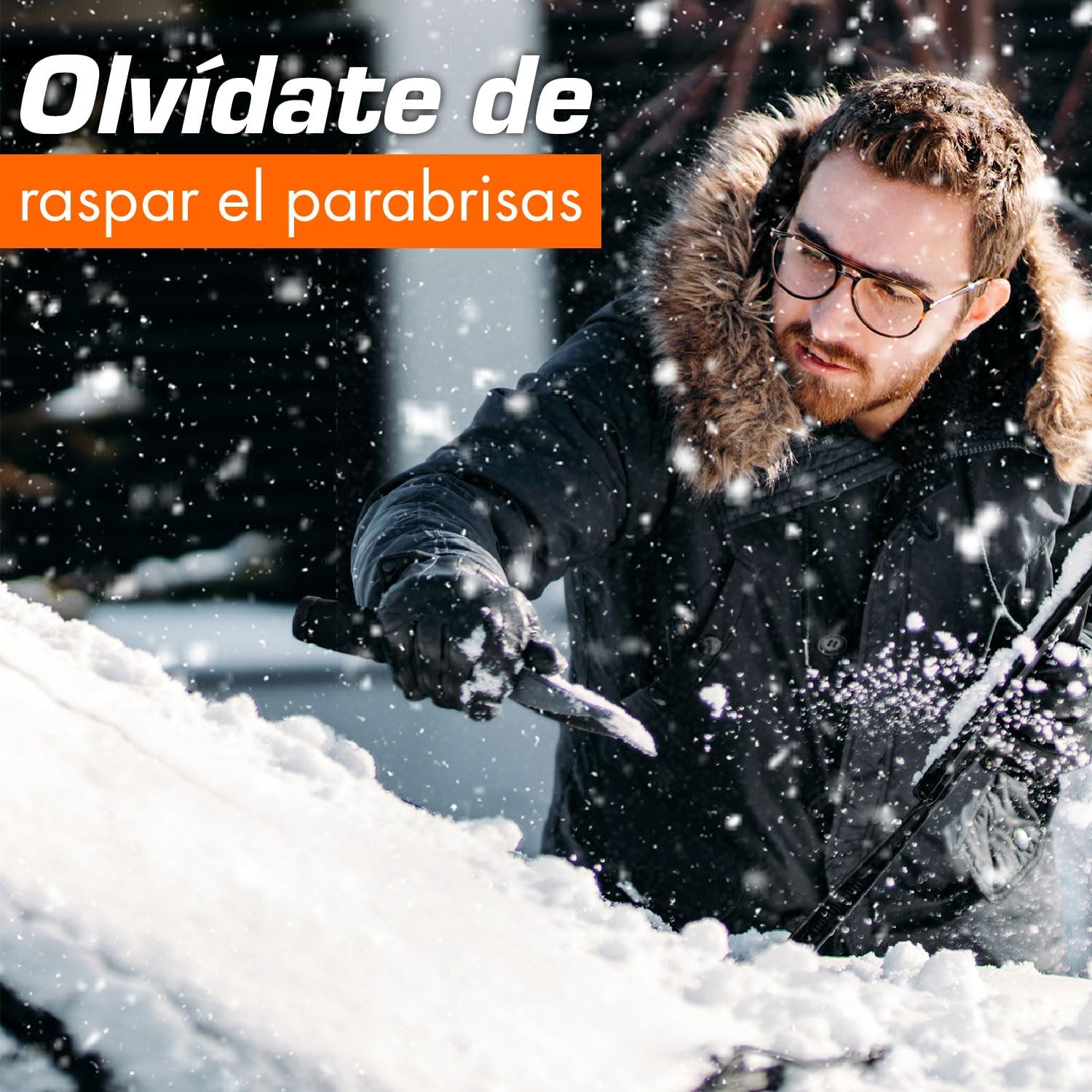 Detalle 2 de Upgrade4cars Protector Parabrisas Coche 3 capas